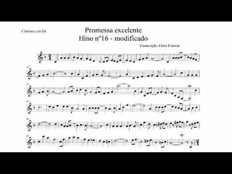 Tocata com Partitura - Hino 16 - Egnaldo Novaes arrebentando na clarineta.