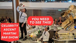 1 AMAZING Martini Bar Performance You Need to See! Celebrity Ascent!