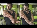 Biggest arms in 21 years old | awesome aesthetic and big pumped muscles