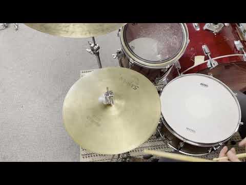 1980s Sabian 15" Regular Hi Hats 1074g 1636g