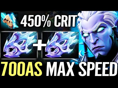 🔥 700AS Phantom Assassin 2x Moonshard + Phantom Strike — 450% Crit MAX SPEED Carry Build Dota 2 Pro