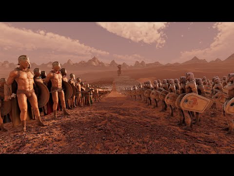 Can 30,000 Egyptian spearmen defeat 30,000 Spartans?