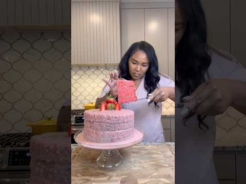 Strawberry Tunnel Cake