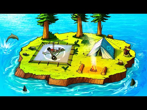 SOLO Island Survival vs 1000 Players in Rust