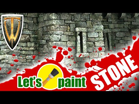 Painting STONE on Tabletop World models!