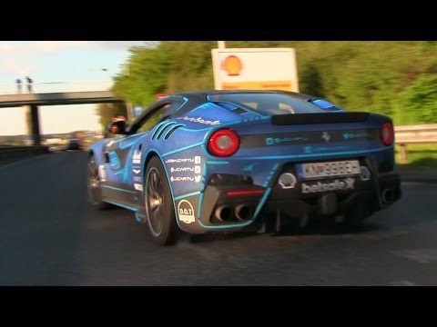 Josh Cartu doing a POWERSLIDE in his Ferrari F12tdf! | THIS IS GUMBALL3000