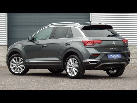 Volkswagen NEW T-roc Sport  2018 Indium Grey 18 inch Grange Hill walk around & detail inside