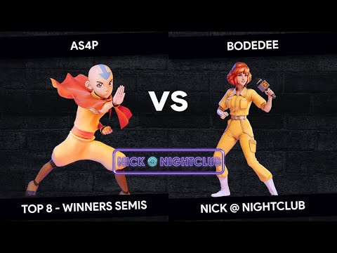 Nick at Nightclub - As4p (Aang) vs Bodedee (April O' Neal) - Top 8 - Winners Semis