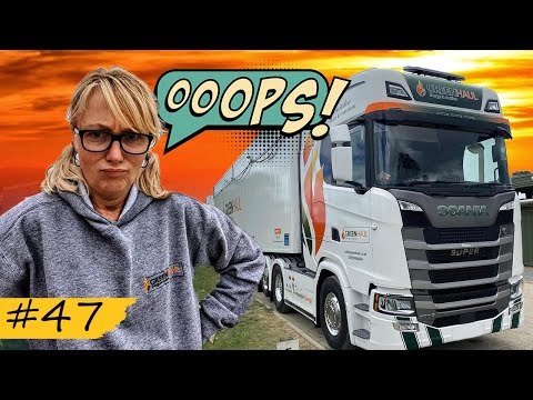 TROUBLES? Nothing goes right!!🙄☹️- ►#47    #trucker #truck  #stobart