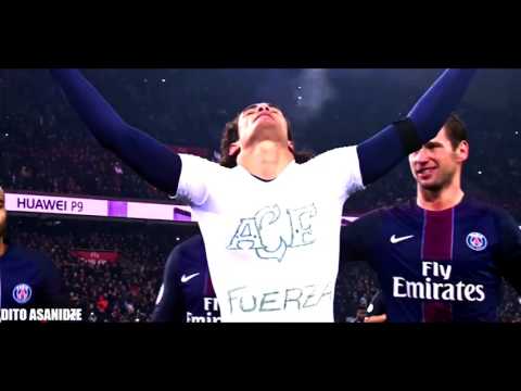Edinson Cavani Penalty Kick Goal VS Angers SCO #RESPECT
