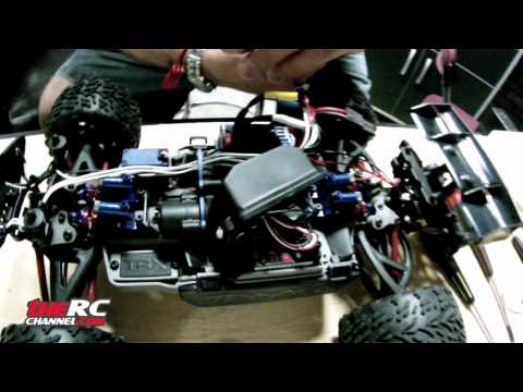 Putting led lights on the Traxxas 1-16 e-revo.
