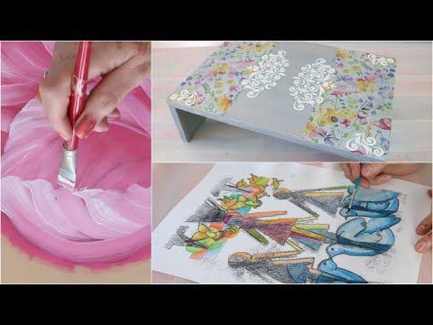 ManosalaObraTv 2019 Program 27 Monocopy - Wood Staining - Decoupage - Painting Roses