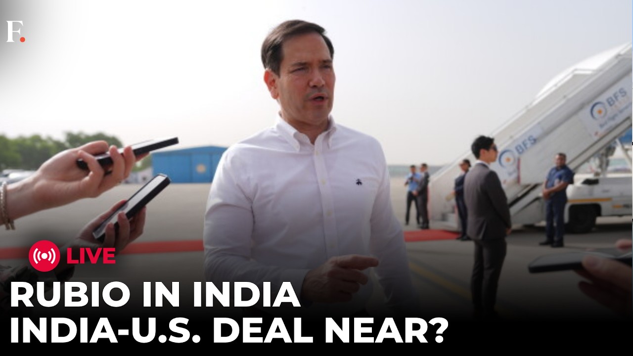 MARCO RUBIO LIVE: Trump Waives Russia Oil Tariffs; Rubio Arrives in India for Trade Talks