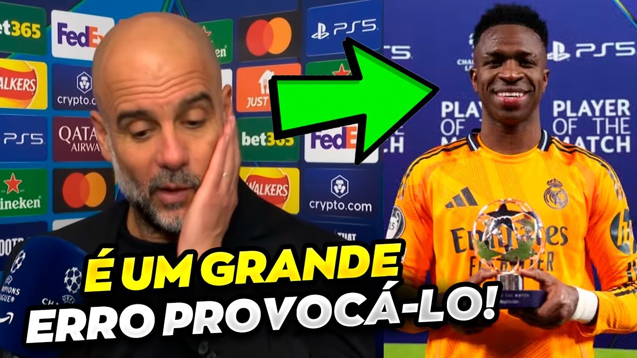 OLHA A POLÊMICA APÓS TORCIDA DO CITY PROVOCAR VINICIUS JR