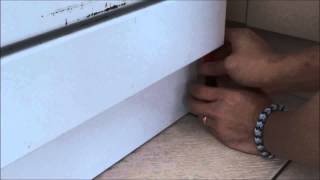 How to open botttom panel of Nemo Fisher and Paykel Dishwasher
