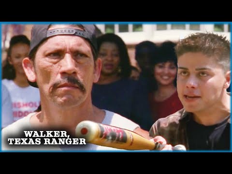 DANNY TREJO Talks Down Gang of Kids | Walker, Texas Ranger