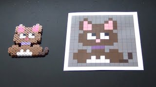 How to Make a Cute Perler Bead Cat