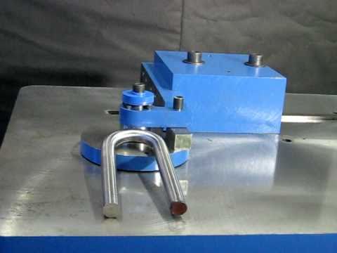 Hoist Ring Bending Machine, Bar Stock Bender Model DD-15, Solid Round Bar Stock