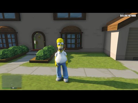 GTA V BUT ITS THE SIMPSONS HIT N RUN ( REVISITING 2022 )