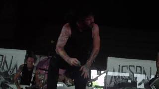 Seduction Alesana Live Warped Tour 2010 Pittsburgh PA