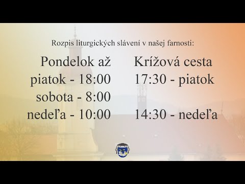 24. 03. 2021 -  Streda