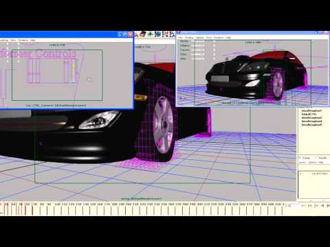 Easy car rig for maya 2008