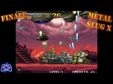 Metal Slug X (Xbox Series X) (Gameplay Walkthrough - Finale) The Alien Menace