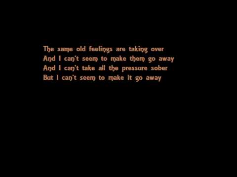 Sympathetic Seether with lyrics on screen