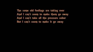 Sympathetic Seether with lyrics on screen