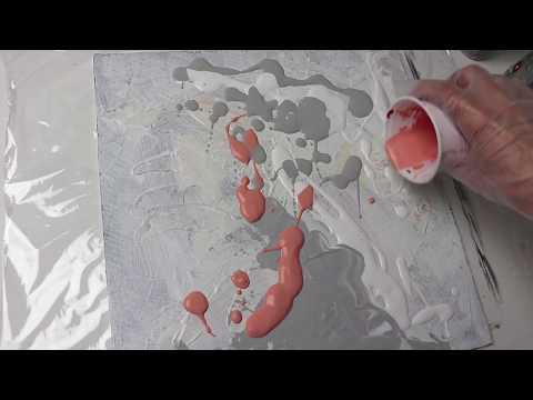 Fluid Flowers / Abstract painting