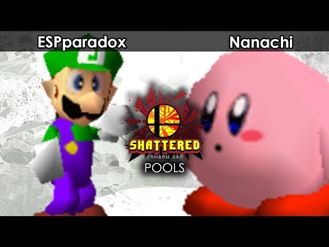 Smash 64: ESPparadox (Luigi/Jigglypuff) V Nanachi (Kirby) - Shattered 91 Tournament SSB64