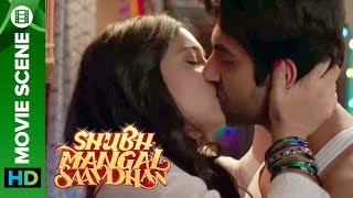 Bhumi Pednekar & Ayushmans steamy kiss