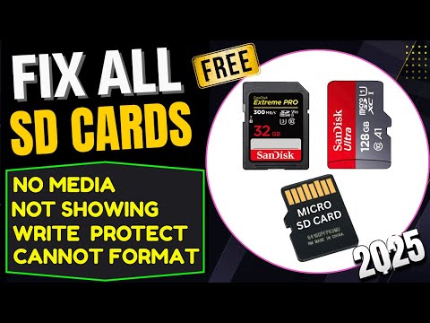 SD Card Format Problem || Memory Card Not Detected - How To Repair A Corrupted Sd Card