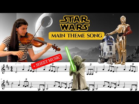 "Star Wars Main Theme Song" - Violin Tutorial + Sheet Music [PDF]