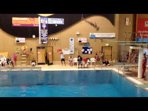 Girls B 3m Prelim - 301B Reverse Dive Pike