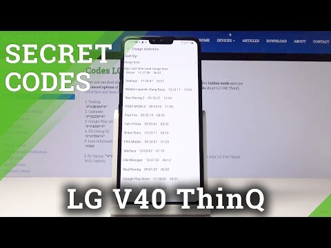 Special Codes in LG V40 ThinQ – Hidden Modes