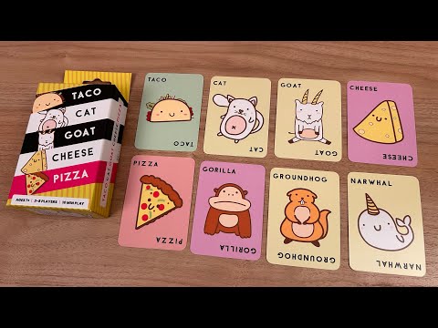 Like UNO? Check out Taco Cat Goat Cheese Pizza! (Rules & Review)