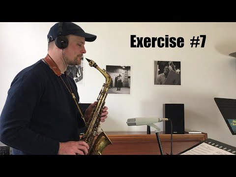Basic Jazz Conception for Saxophone by Lennie Niehaus (Vol. 1) - Exercise #7