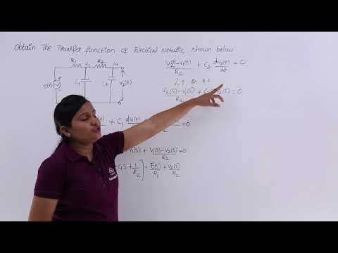 Problem on Transfer Function of Electrical Network
