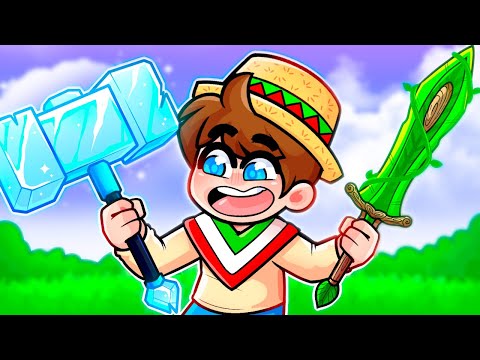 ¡Minecraft PERO hay ARMAS de BIOMAS! 😲🧊🔥🌿 SILVIOGAMER MINECRAFT PERO