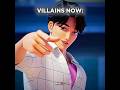 Villains Now Vs Then Villain Shorts