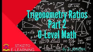Trigonometry Ratios Part 2