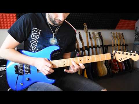 Melodic hard rock / shred guitar solo improvisation