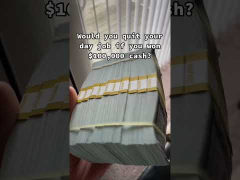 Winning $100,000 Cash🤑💰 #Shorts