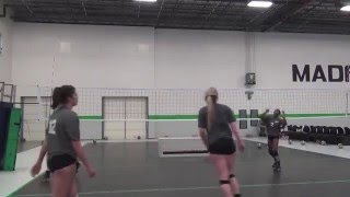 Madi Tyus Skills, 6'0" OH, Class of 2018, MADFROG 17 Blue