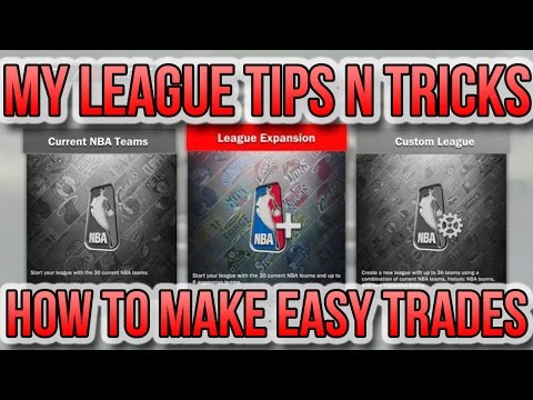 HOW TO MAKE EASY TRADES|NBA 2K17 MY LEAGUE TIPS N TRICKS