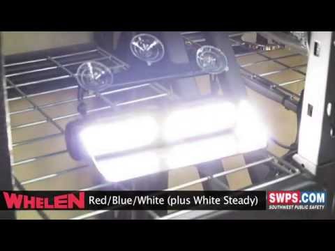 Whelen Dual Avenger TRIO™ Super-LED Dashlight - Red/White/Blue - AVNT2RBW - SWPS.com