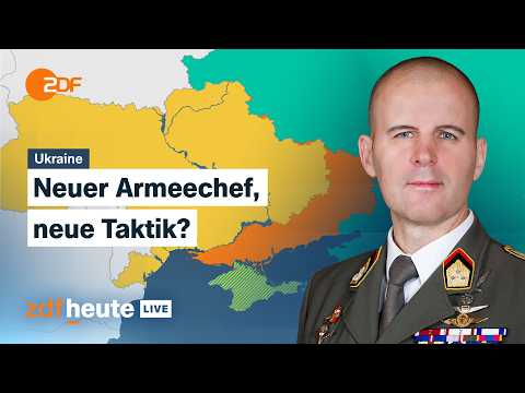 Selenskyj macht Drapatyj zum Armeechef: Was ändert der Umbau der Militärführung? | ZDFheute live