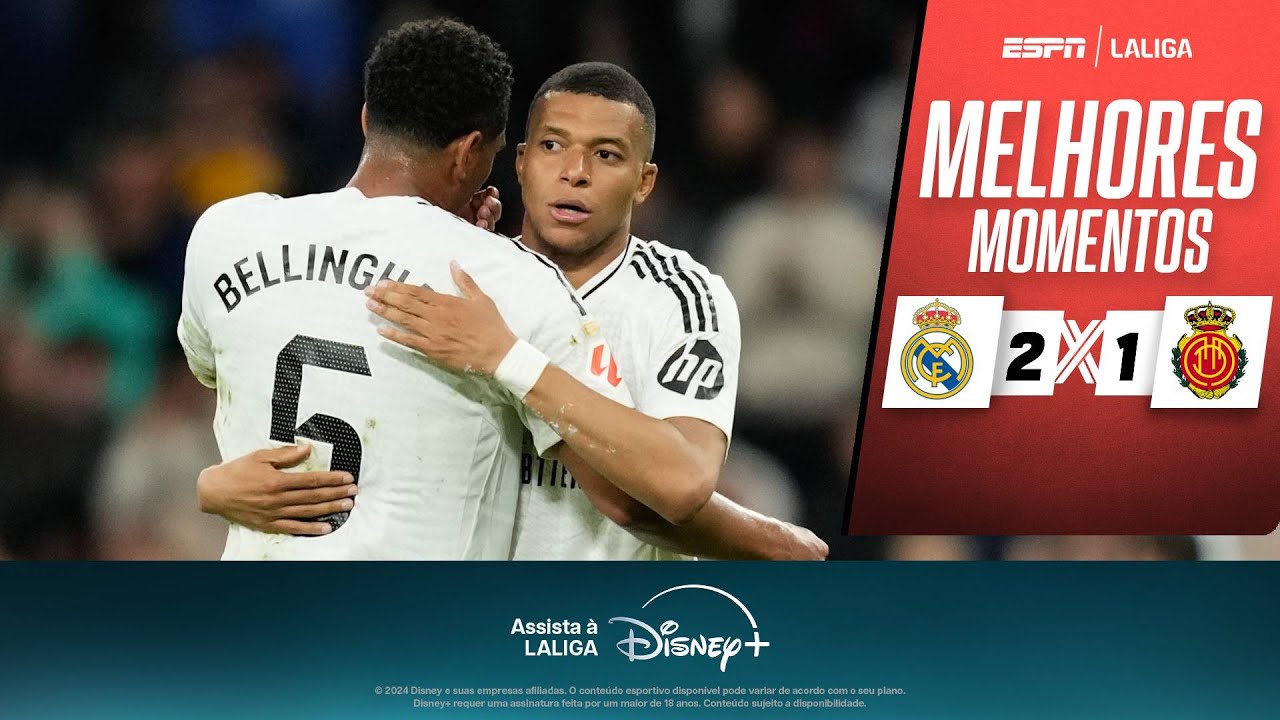 MBAPPÉ faz PINTURA, e REAL MADRID arranca a VITÓRIA contra o Mallorca nos acréscimos