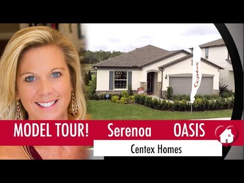 New Homes Winter Garden Clermont Oasis One Story Model Home by Centex at Serenoa